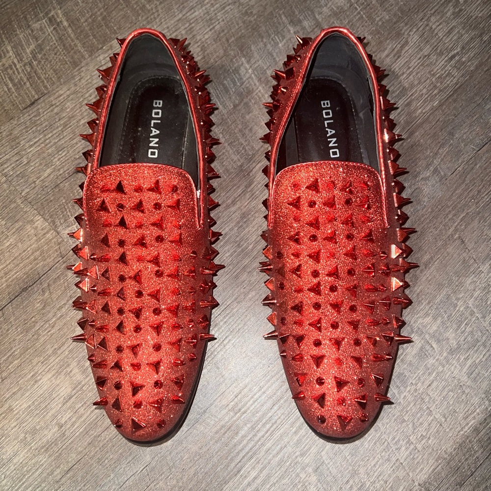 Bolano Men’s Slip-On/Loafer Spiked Luxury Shoe